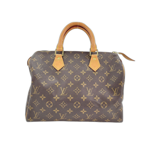LOUIS VUITTON Speedy Handbag Brown WS33268