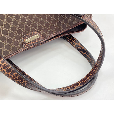 CELINE Tote Bag canvas Brown WS33270