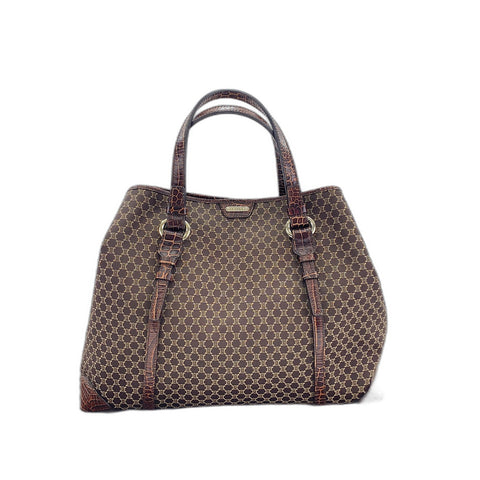 CELINE Tote Bag canvas Brown WS33270