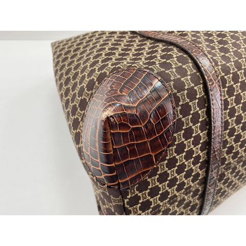 CELINE Tote Bag canvas Brown WS33270