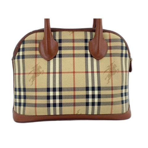 BURBERRY Handbag leather beige WS33271
