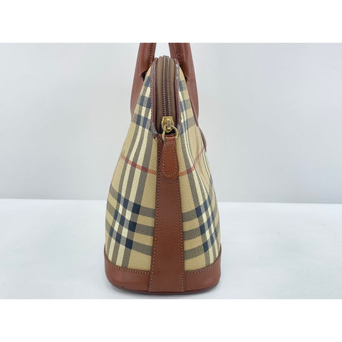 BURBERRY Handbag leather beige WS33271