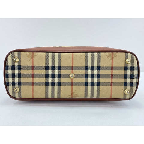 BURBERRY Handbag leather beige WS33271