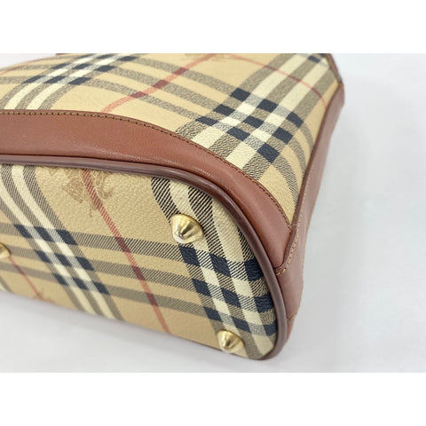 BURBERRY Handbag leather beige WS33271