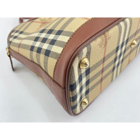 BURBERRY Handbag leather beige WS33271