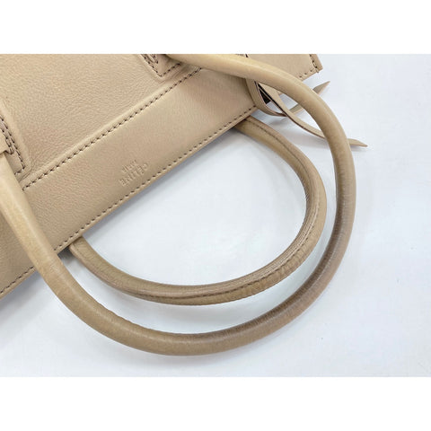 CELINE Luggage phantom Tote Bag leather beige WS33272