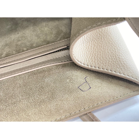 CELINE Luggage phantom Tote Bag leather beige WS33272