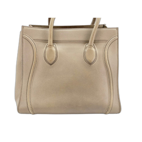 CELINE Luggage phantom Tote Bag leather beige WS33272