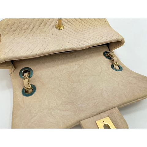 CHANEL Shoulder Bag lambskin pink WS33280