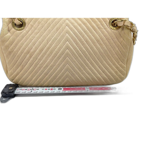 CHANEL Shoulder Bag lambskin pink WS33280