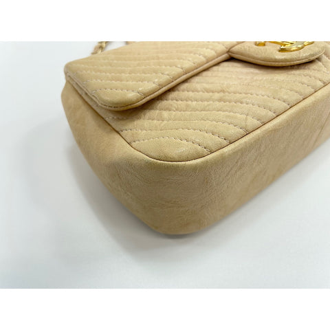 CHANEL Shoulder Bag lambskin pink WS33280