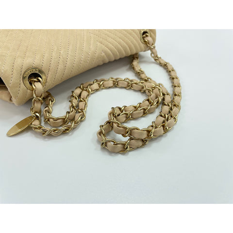 CHANEL Shoulder Bag lambskin pink WS33280