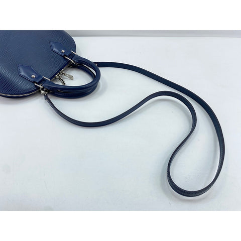 LOUIS VUITTON Alma Handbag Navy WS33282