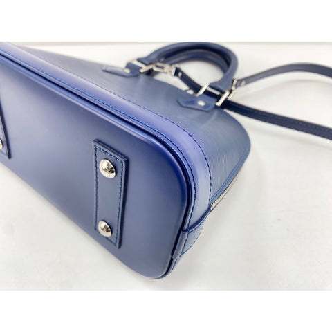 LOUIS VUITTON Alma Handbag Navy WS33282