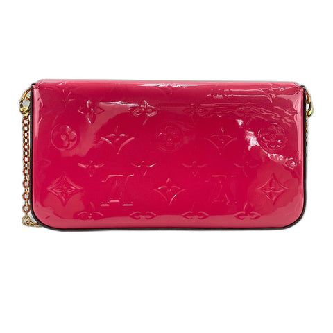 LOUIS VUITTON Felice Pochette Wallet Shoulder Bag Vernis pink WS33289