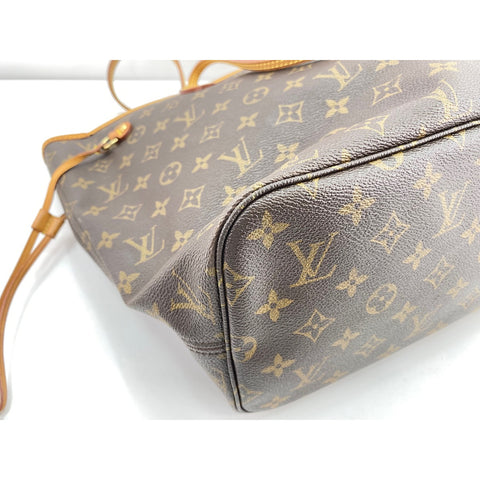 LOUIS VUITTON Never full Tote Bag Brown WS33290