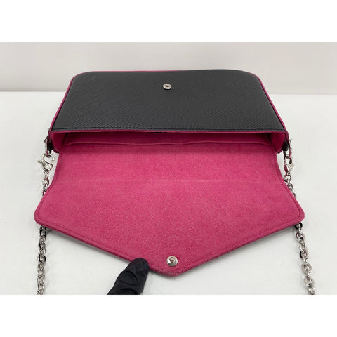 LOUIS VUITTON Pochette Felice Shoulder Bag black WS33293