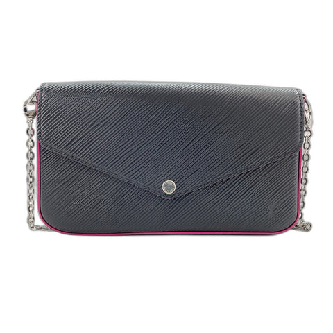 LOUIS VUITTON Pochette Felice Shoulder Bag black WS33293