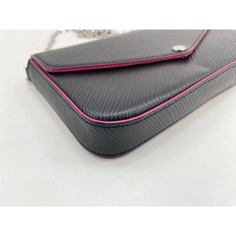 LOUIS VUITTON Pochette Felice Shoulder Bag black WS33293