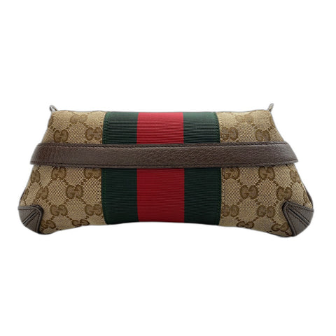 GUCCI Horsebit Shoulder Bag Brown WS33297