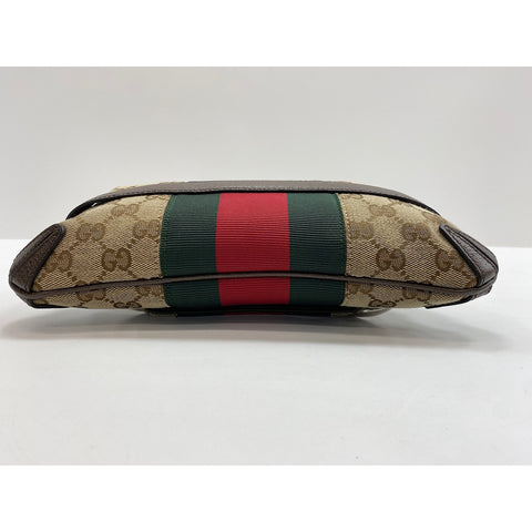 GUCCI Horsebit Shoulder Bag Brown WS33297