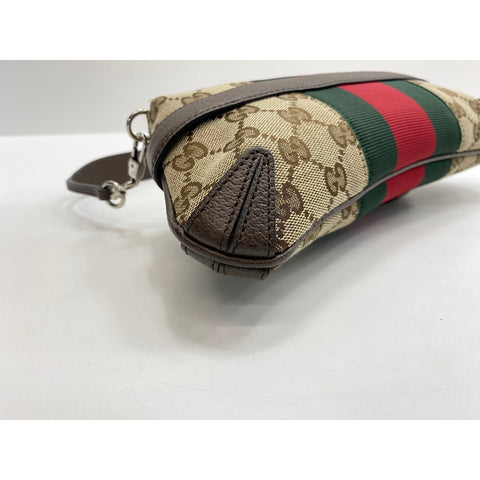 GUCCI Horsebit Shoulder Bag Brown WS33297