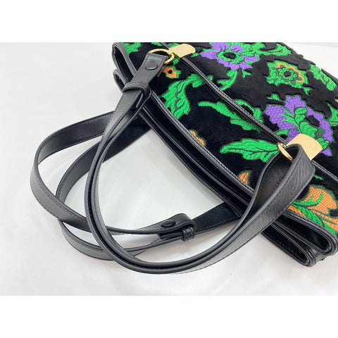 GUCCI Ally Shoulder Bag Velor black WS33298