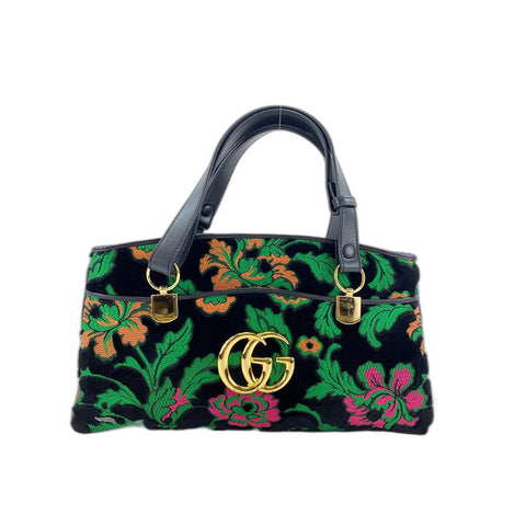GUCCI Ally Shoulder Bag Velor black WS33298