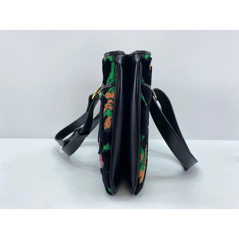 GUCCI Ally Shoulder Bag Velor black WS33298