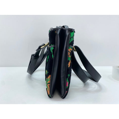 GUCCI Ally Shoulder Bag Velor black WS33298