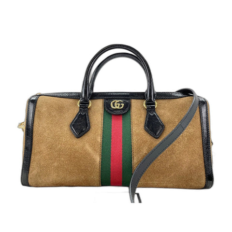GUCCI Sherry line Shoulder Bag Brown WS33299