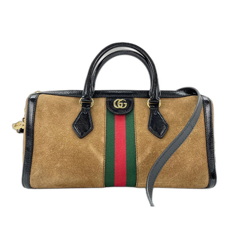 GUCCI Sherry line Shoulder Bag Brown WS33299