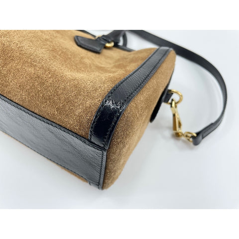 GUCCI Sherry line Shoulder Bag Brown WS33299