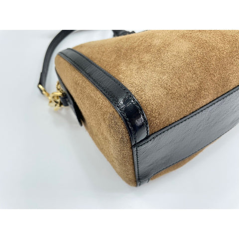 GUCCI Sherry line Shoulder Bag Brown WS33299