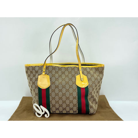 GUCCI Sherry line Tote Bag beige WS33302