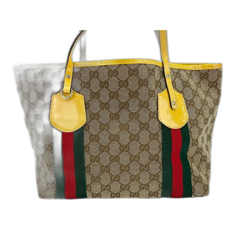 GUCCI Sherry line Tote Bag beige WS33302