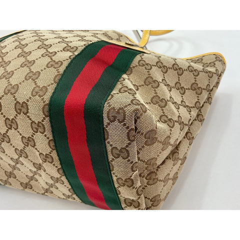 GUCCI Sherry line Tote Bag beige WS33302
