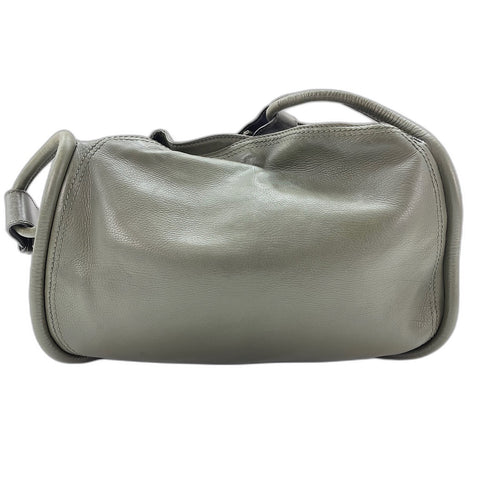 Christian Dior Lattice Messenger Shoulder Bag leather khaki WS33307
