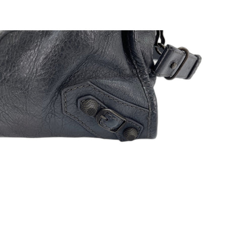 BALENCIAGA Giant 12 Cities Shoulder Bag leather gray WS33308