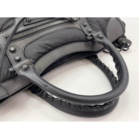 BALENCIAGA Classic Nylon City Shoulder Bag black WS33309