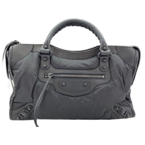 BALENCIAGA Classic Nylon City Shoulder Bag black WS33309