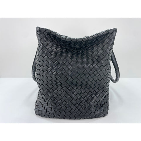 BOTTEGAVENETA Boston bag leather black WS33310