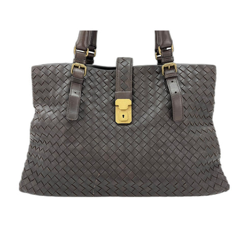 BOTTEGAVENETA Rome Tote Bag leather Brown WS33312