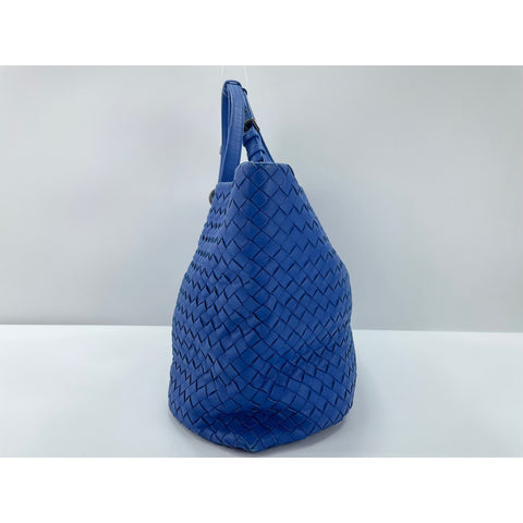 BOTTEGAVENETA Tote Bag leather blue WS33313