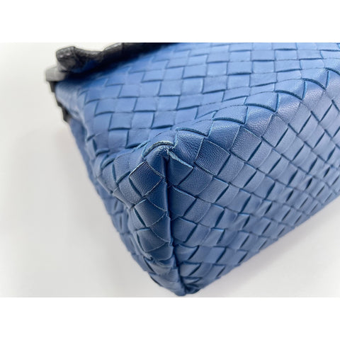 BOTTEGAVENETA Olympia Shoulder Bag leather blue WS33314