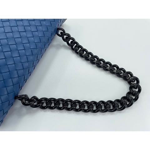 BOTTEGAVENETA Olympia Shoulder Bag leather blue WS33314