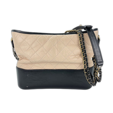 CHANEL Gabriel Do Shoulder Bag leather beige WS33320