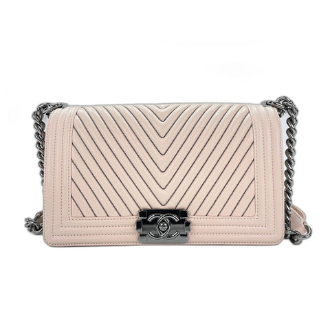 CHANEL Boy chanel Shoulder Bag pink WS33322