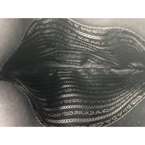 PRADA Tote Bag leather black WS33323