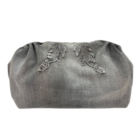 FENDI Limited Edition Denim Squirrel Spybag Handbag denim gray WS33327